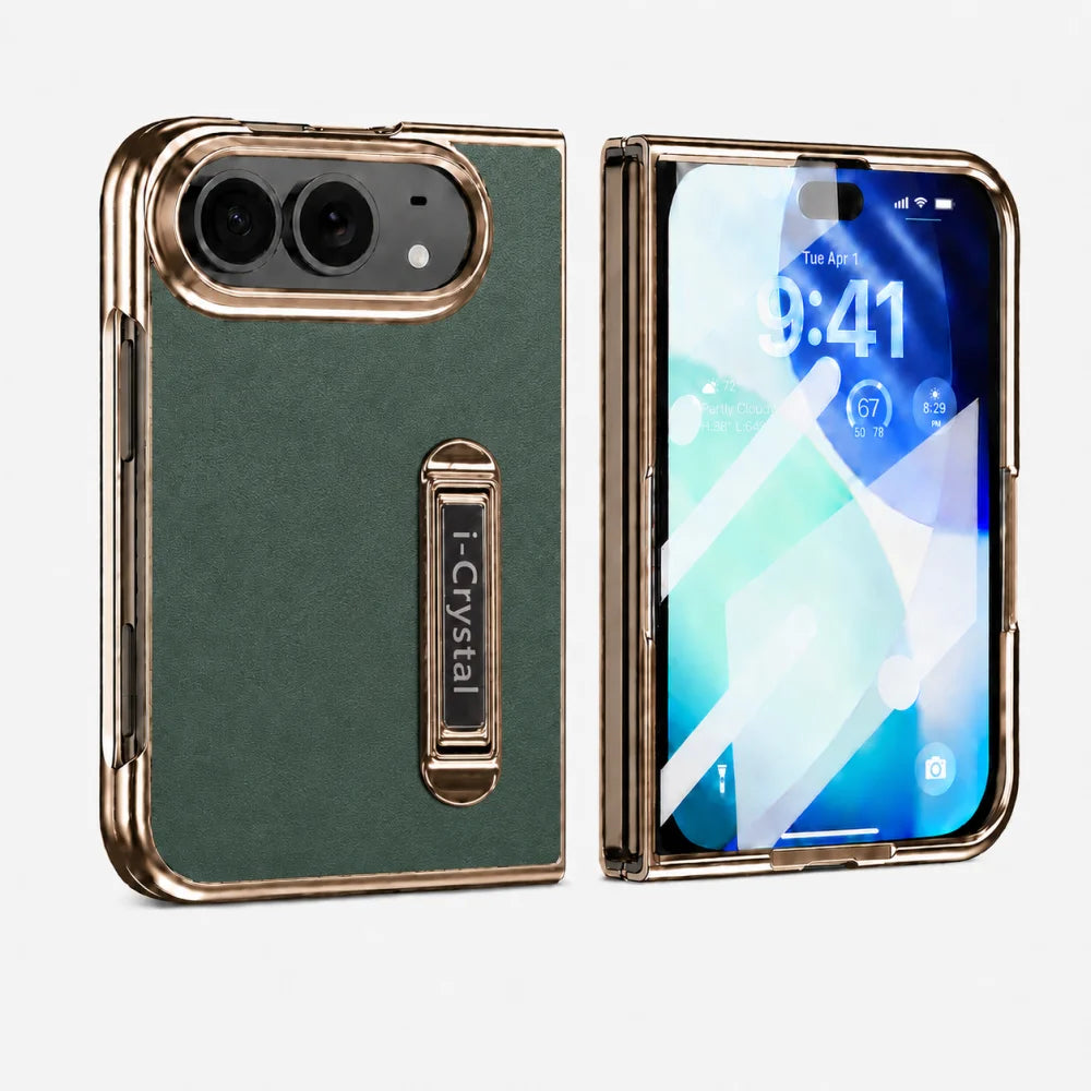 Étui iPhone Duo à cadre métallique plaqué – CLEVI Paris