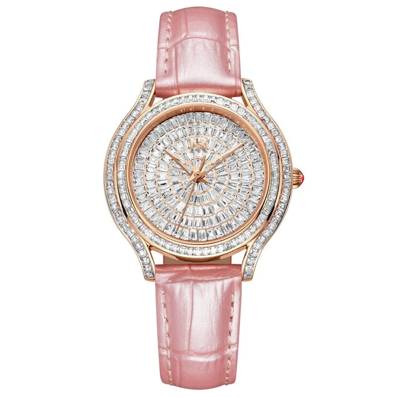 RUIXINE R7758 Montre Femme Quartz Cristaux Élégante Fashion – CLEVI Paris