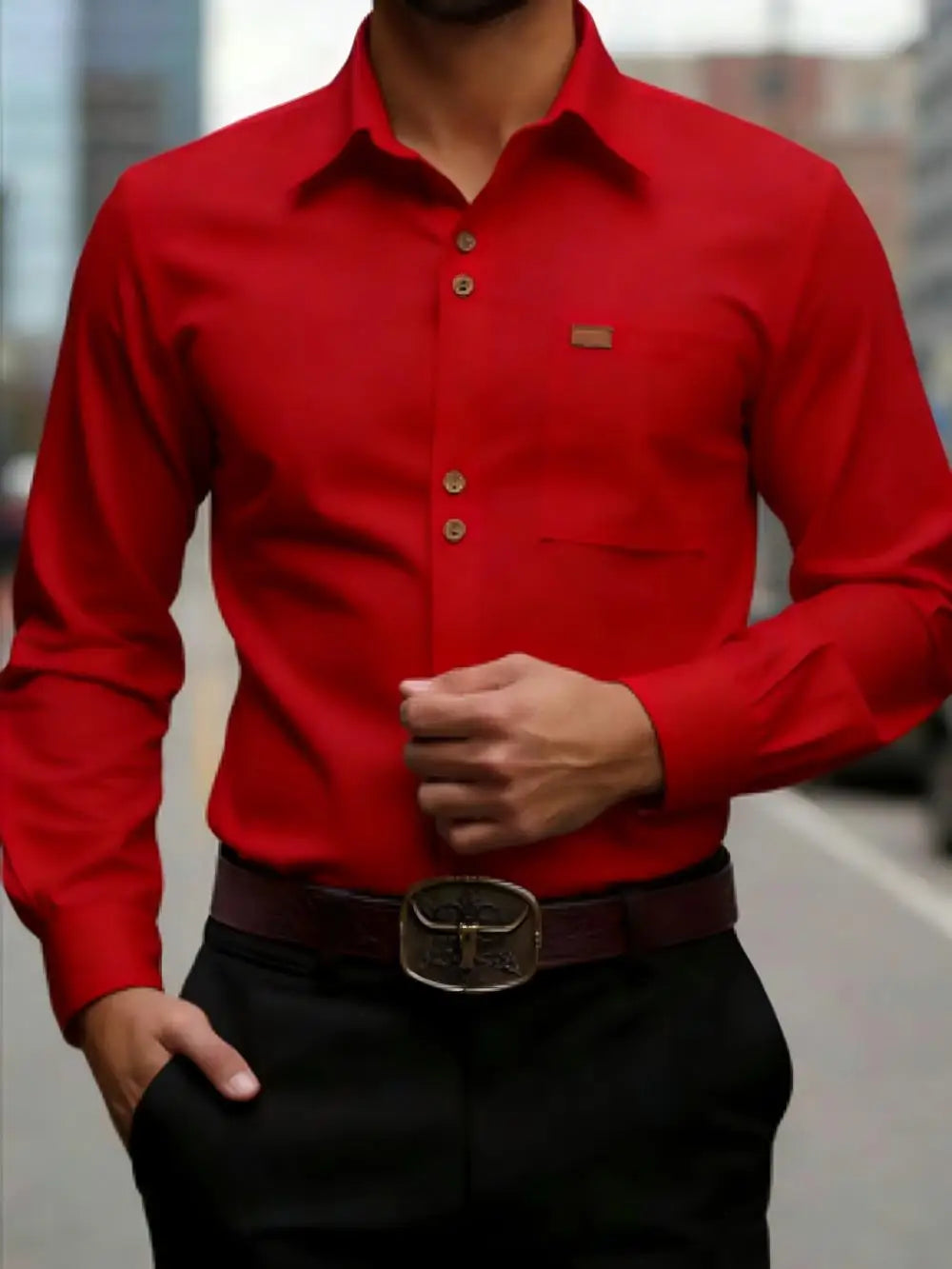 Chemise homme formelle en soie – CLEVI Paris