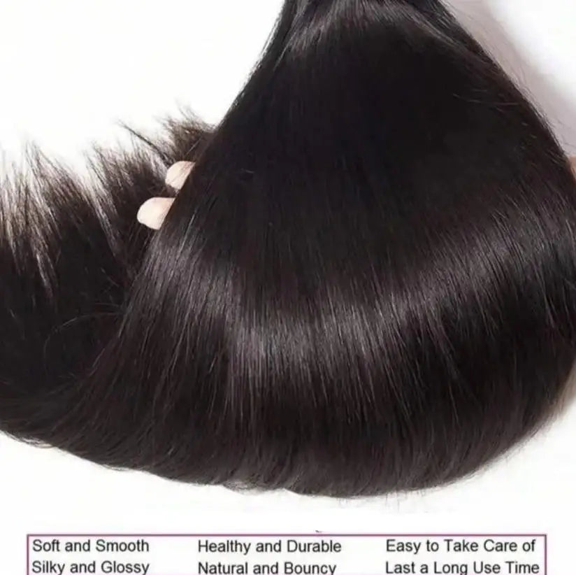 Tissage Brésilien Straight Remy Hair Lisse Double Weft – CLEVI Paris