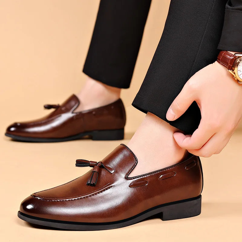 Mocassins homme à bout pointu YDX868 – CLEVI Paris