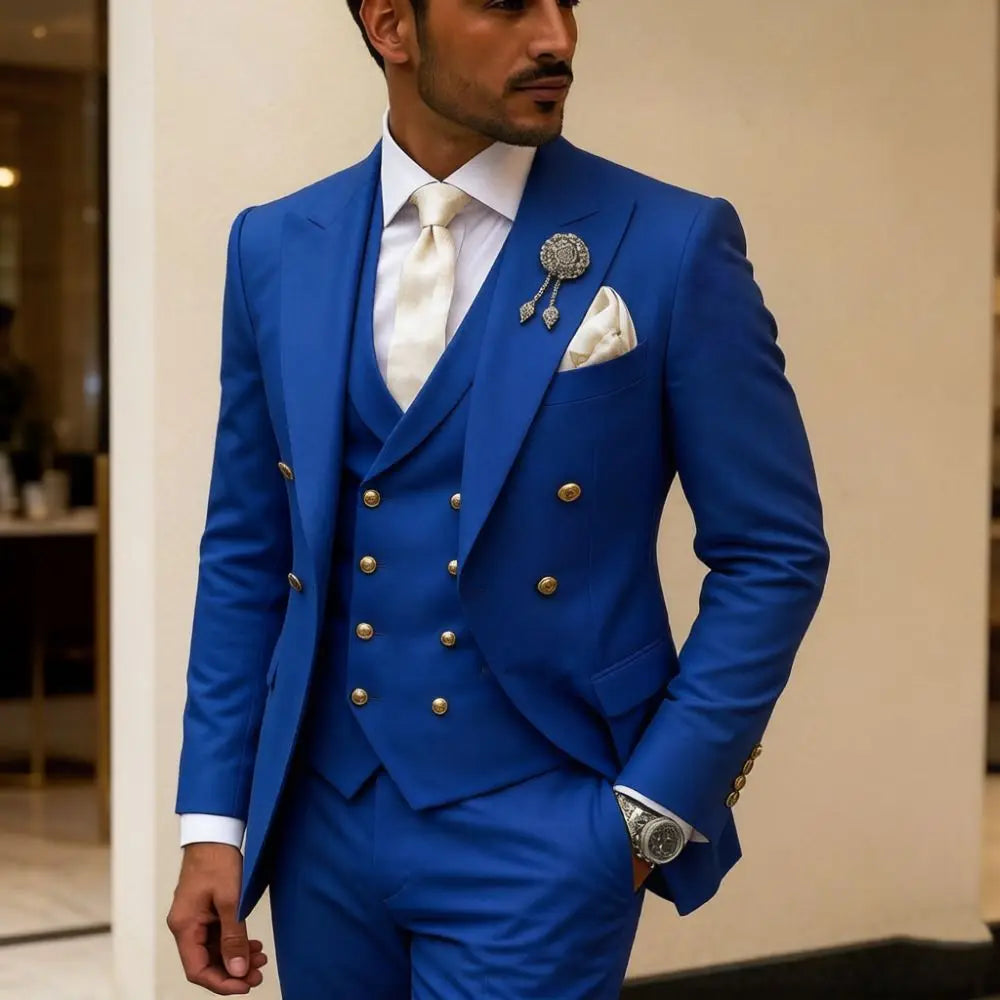 Smoking Homme 3 Pièces Luxe – CLEVI Paris
