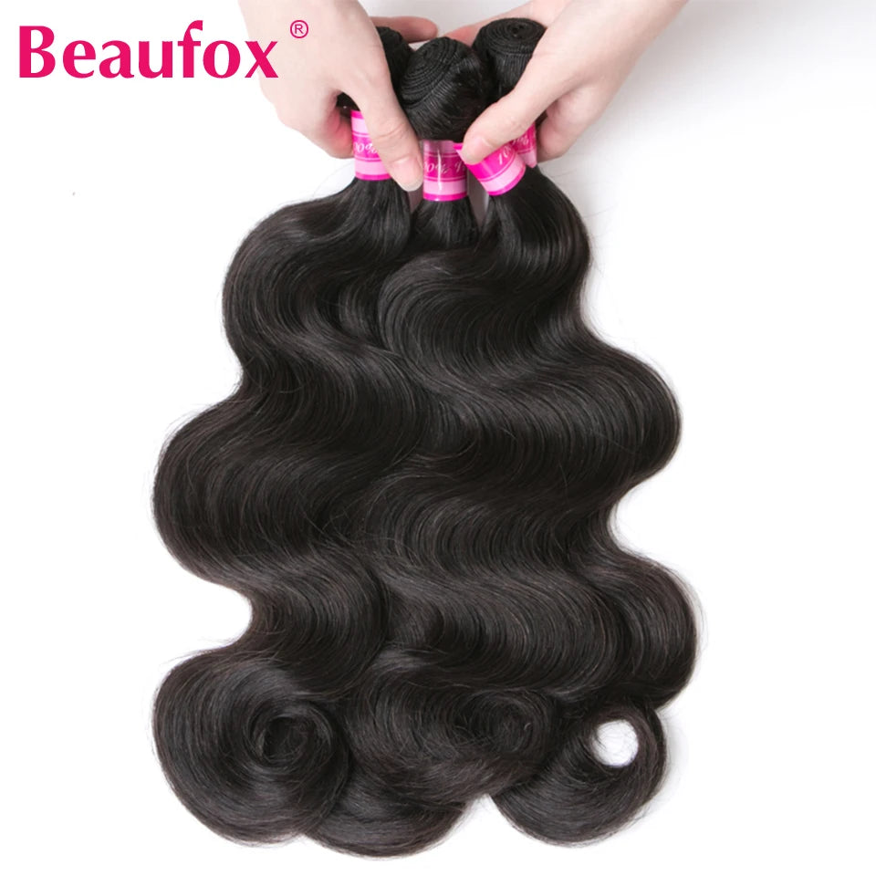 Extensions Cheveux Humains Body Wave Brésiliennes Remy – Naturel & Noir Jais – CLEVI Paris