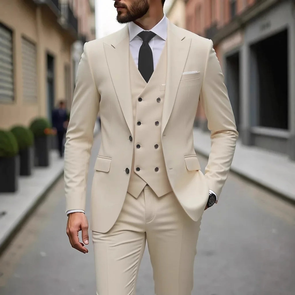 Costume homme 3 pièces pour mariage – CLEVI Paris