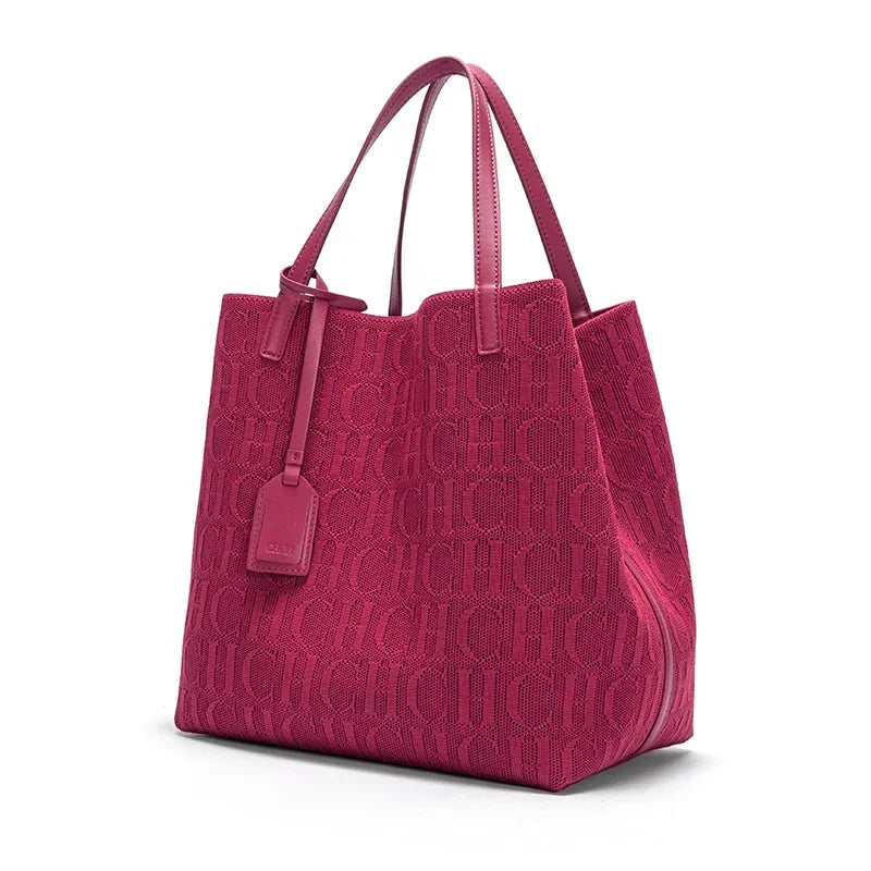 Sac Seau Femme CH Polyester Grande Capacité Double Anse 8 Coloris – CLEVI Paris