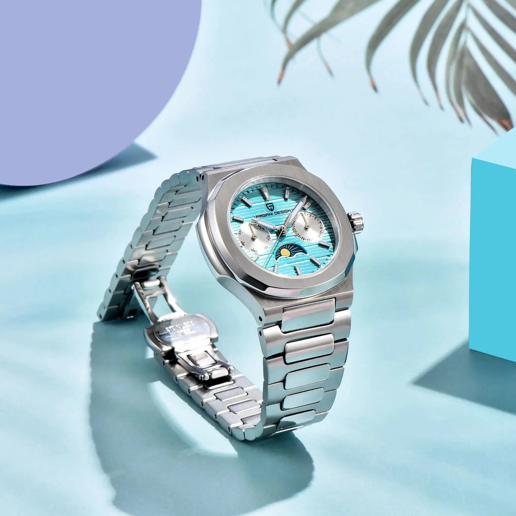 Montre Femme Pagani Design PD-1786 Quartz Phase de Lune Saphir 100m – CLEVI Paris