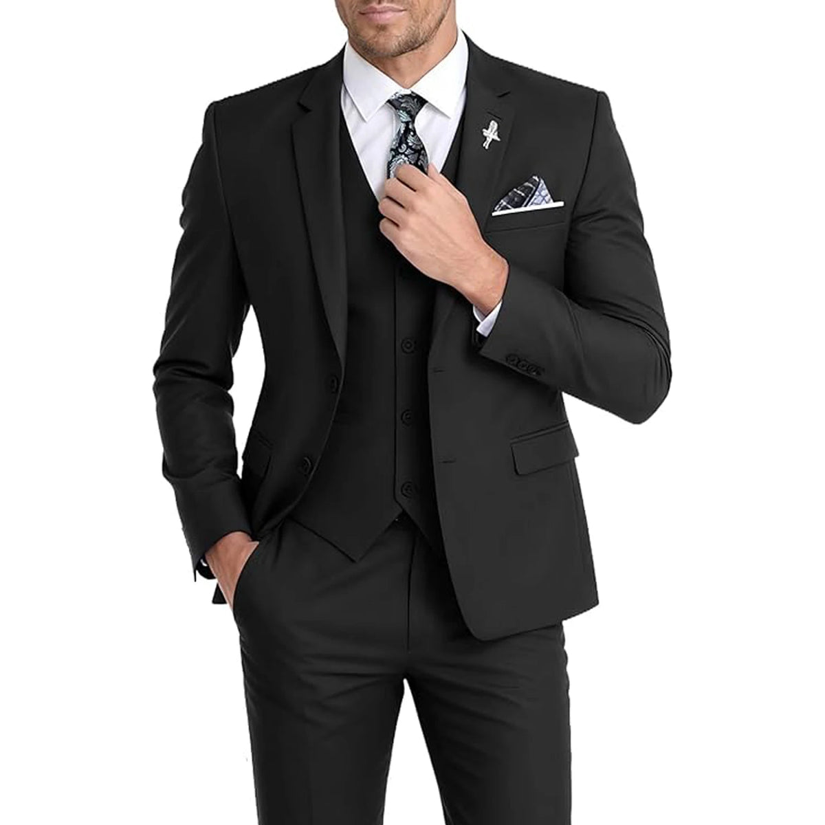 Costume 3 pièces homme slim – CLEVI Paris