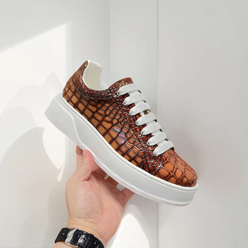 Sneakers homme à semelle épaisse – CLEVI Paris