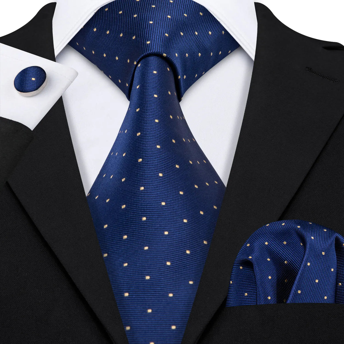 Coffret cravate homme floral, pochette et boutons – CLEVI Paris