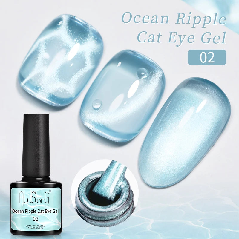 Vernis Gel UV Cat Eye AWStorG 7,5ml Semi-Permanent – CLEVI Paris