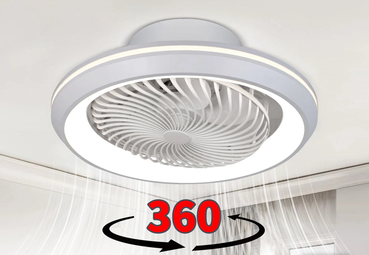 Plafonnier ventilateur avec télécommande – CLEVI Paris