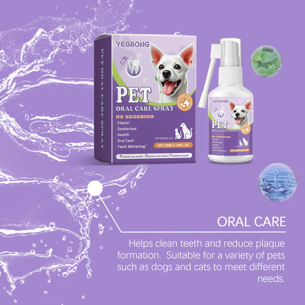 Spray buccal chien et chat 50 ml – CLEVI Paris
