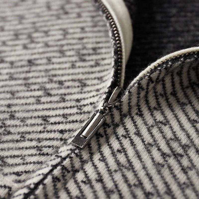 Cardigan Homme Laine Mérinos Zippé à Capuche – CLEVI Paris
