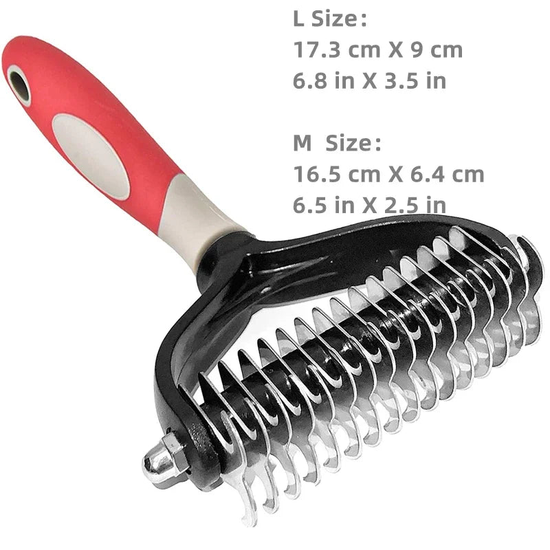 Brosse démêlante double face pour chien et chat – CLEVI Paris