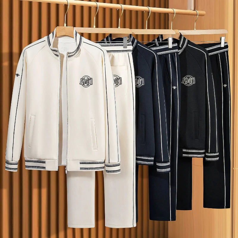 Survêtement homme Minglu à col montant – CLEVI Paris