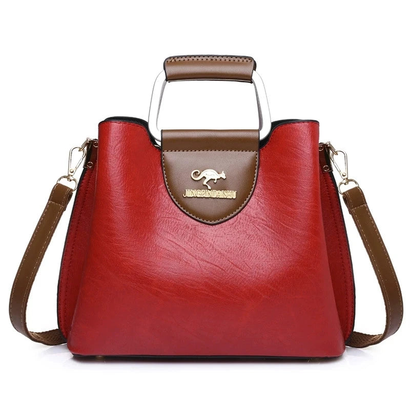 Sac À Main Vintage Multi-Poches Femme Bandoulière – CLEVI Paris