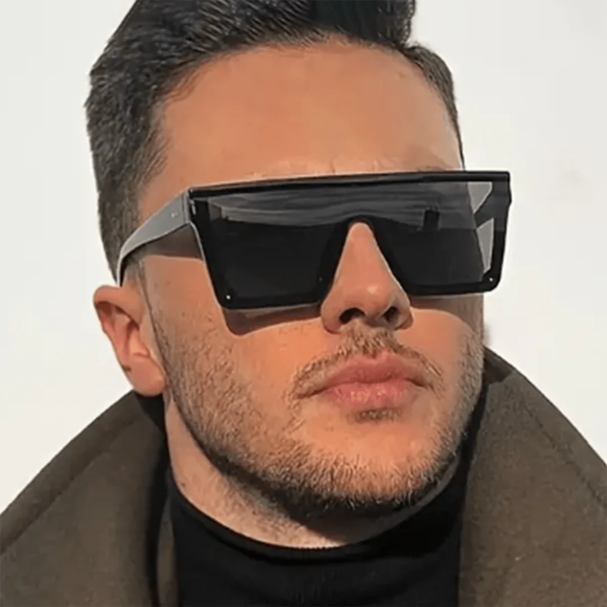 Lunettes unisexes rectangulaires miroir – CLEVI Paris