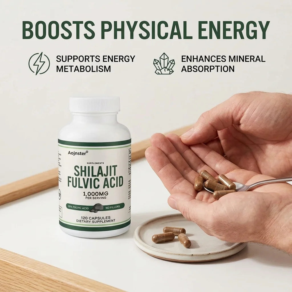 Shilajit en capsules, flacon de 120 – CLEVI Paris