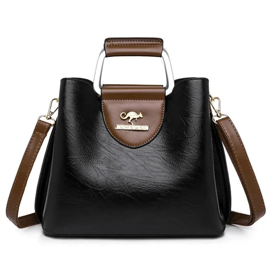 Sac À Main Femme Vanderwah Microfibre 27x22cm Bandoulière Réglable – CLEVI Paris