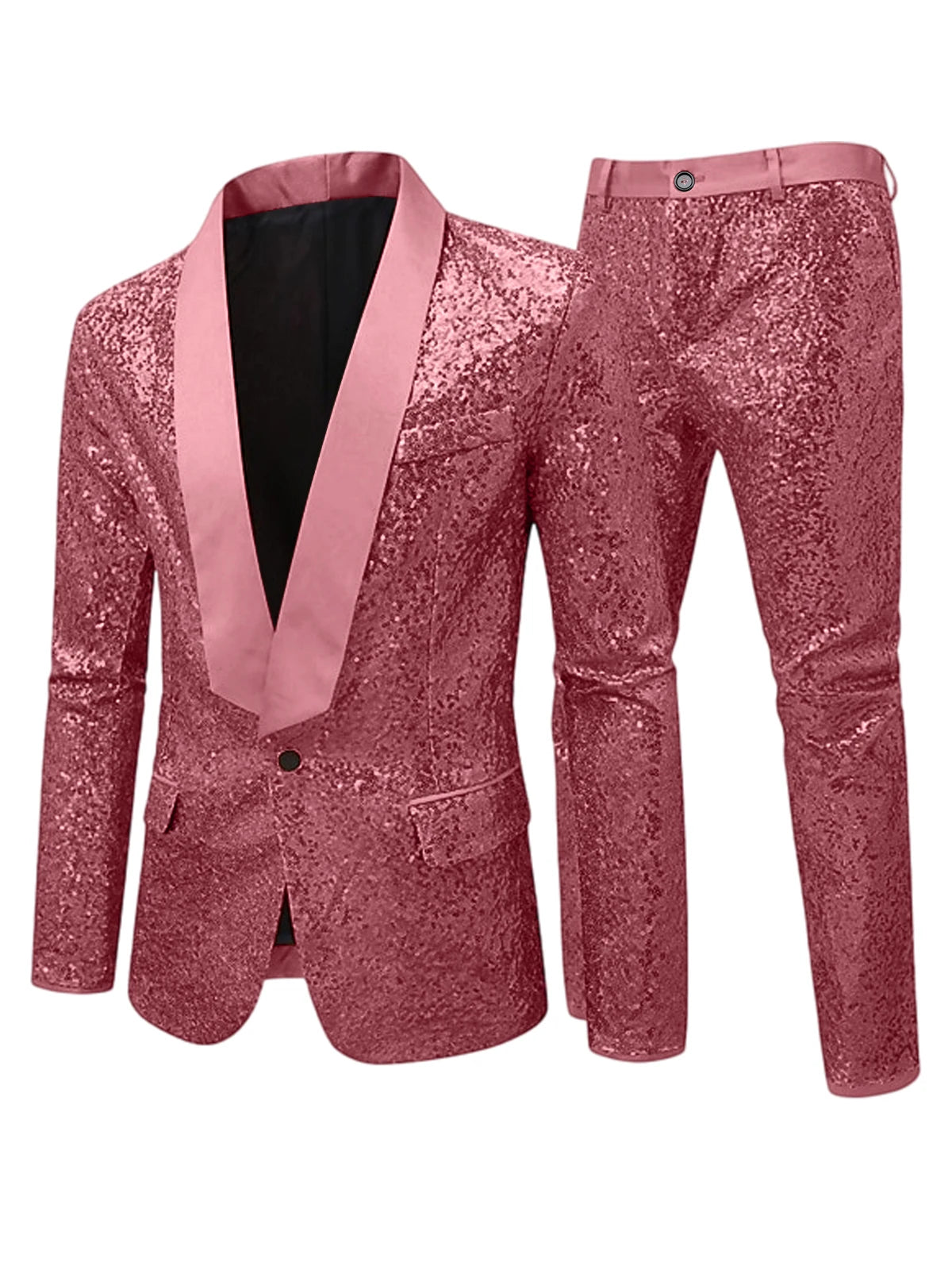Costume Smoking Sequins Homme 2 Pièces – CLEVI Paris