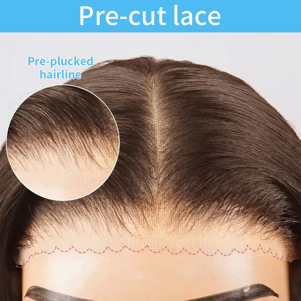 Perruque sans colle 9x6 en cheveux humains – CLEVI Paris