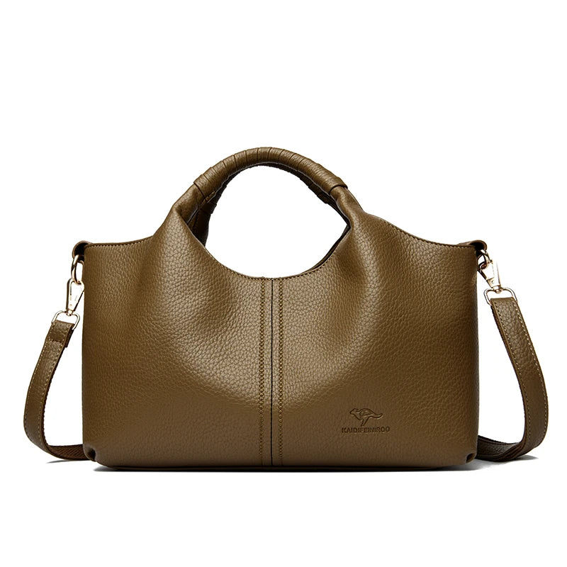 Sac Seau Femme Cuir Véritable Bandoulière – CLEVI Paris