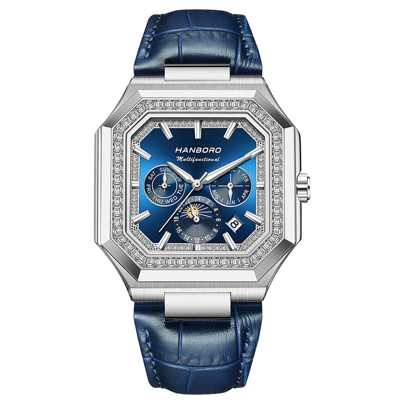 Montre automatique carrée HANBORO – CLEVI Paris