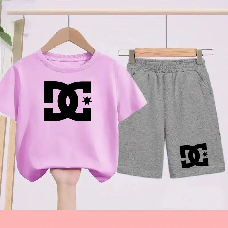 Ensemble enfant imprimé haut et short – CLEVI Paris