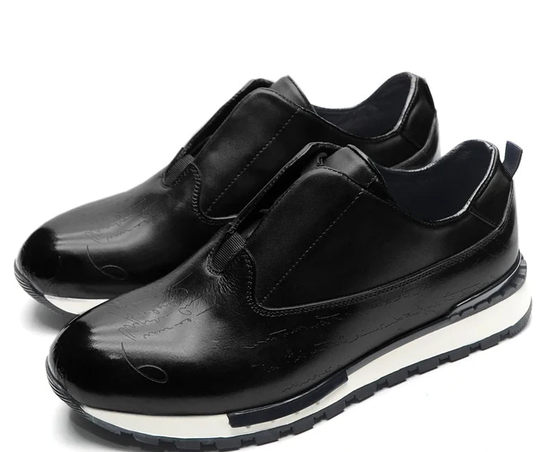 Sneakers homme en cuir à enfiler X23 – CLEVI Paris