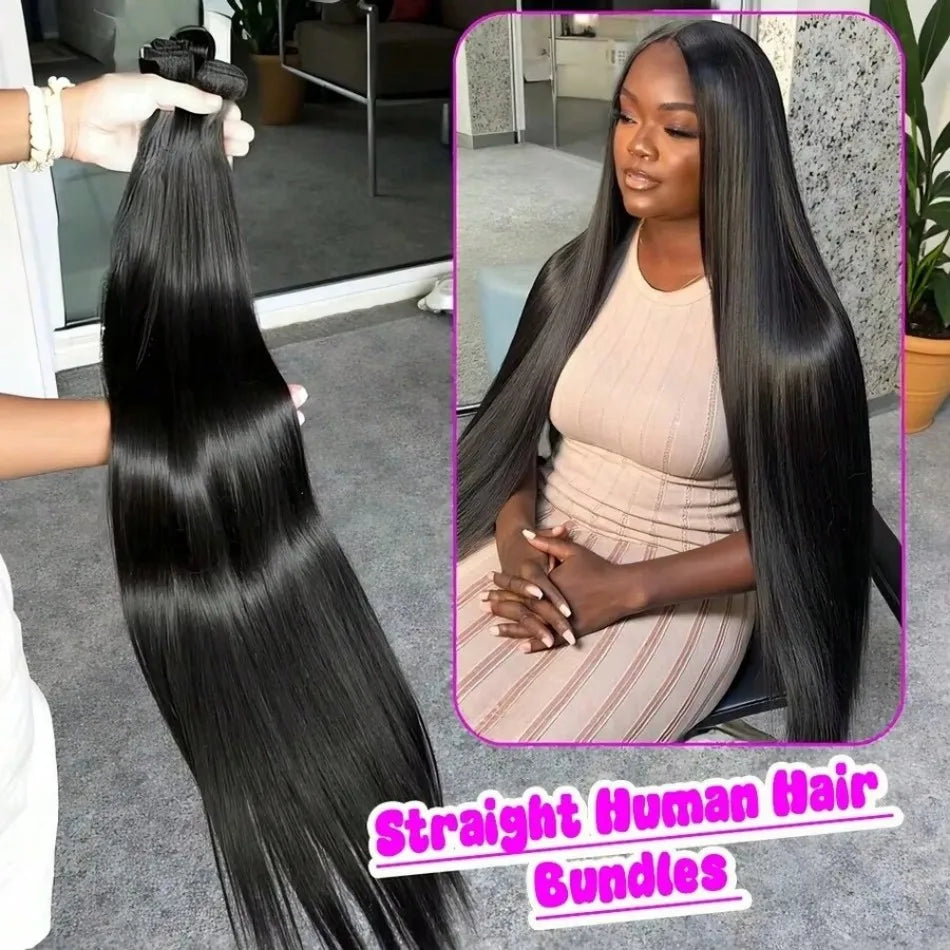 Extensions Cheveux Humains Brésiliens Lisses Virgin Hair – CLEVI Paris