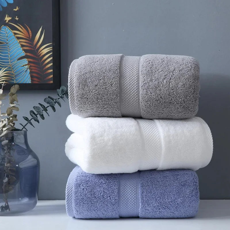 Serviette de bain en coton 70 × 140 cm – CLEVI Paris