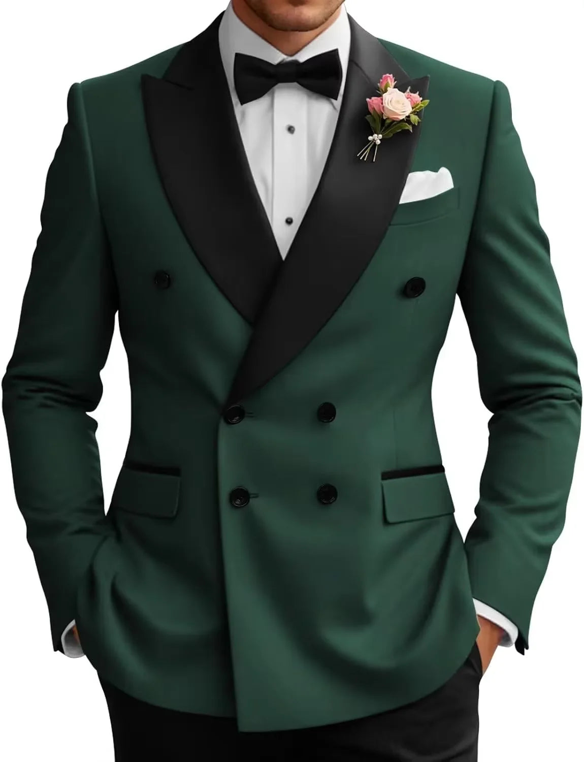 Veste de smoking croisée homme – CLEVI Paris