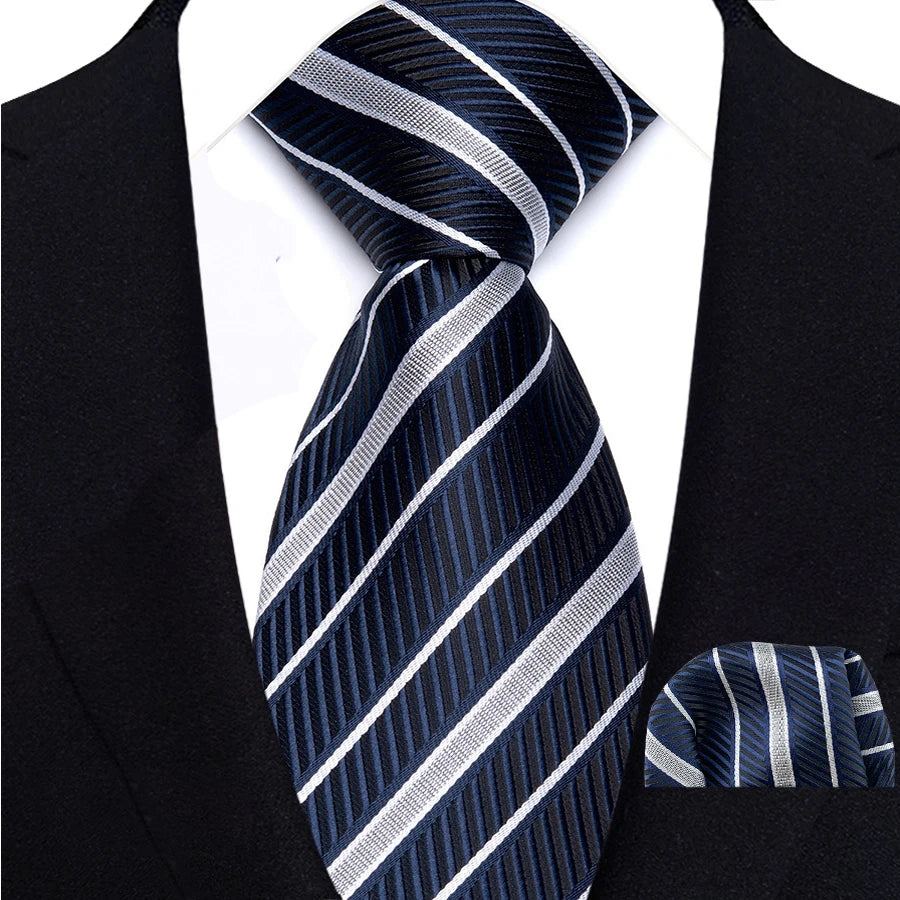 Ensemble cravate et pochette homme 146 cm – CLEVI Paris