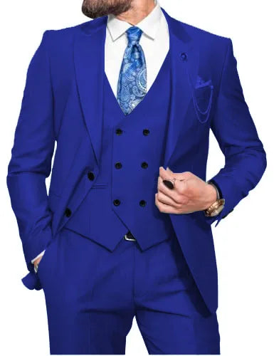 Costume 3 pièces homme coupe ajustée – CLEVI Paris