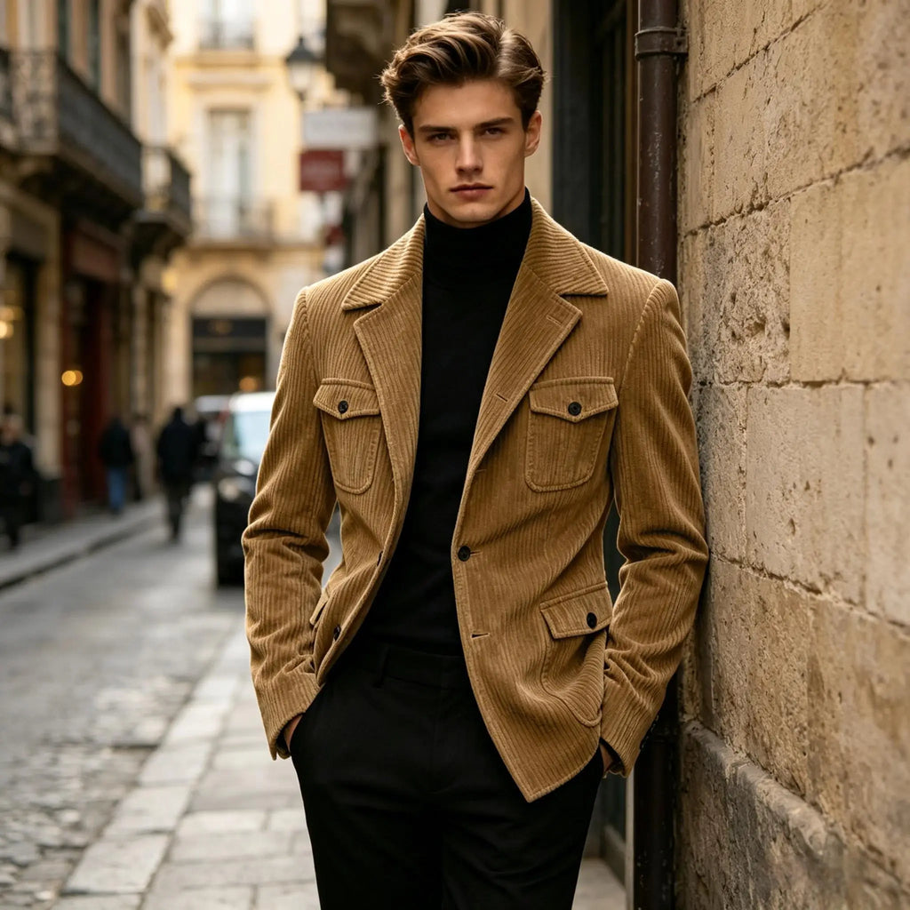 Blazer velours côtelé homme – CLEVI Paris