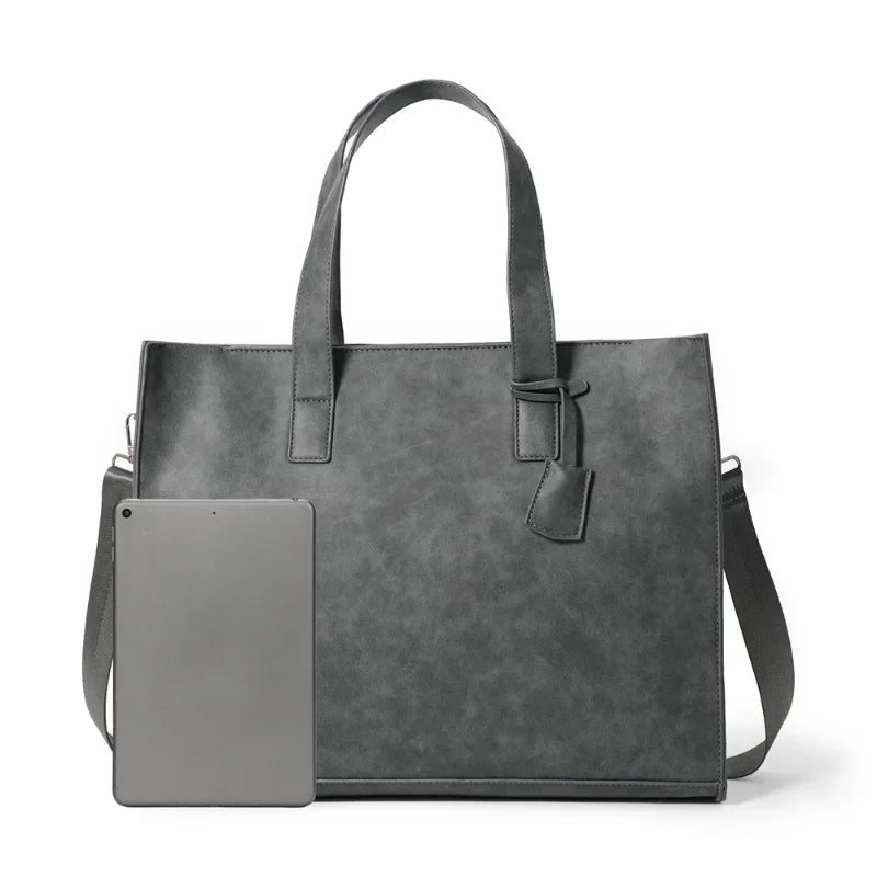 Sac Cabas Unisexe PU Multifonction Grande Capacité 41x32x10cm – CLEVI Paris