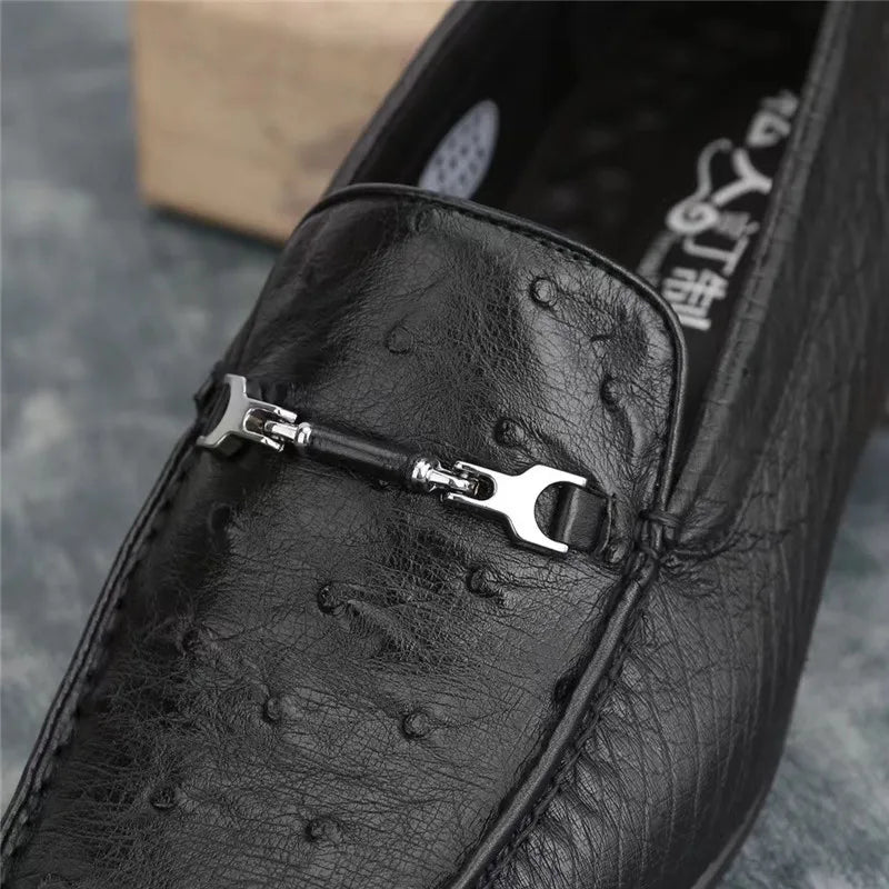 Mocassins homme noirs en cuir – CLEVI Paris