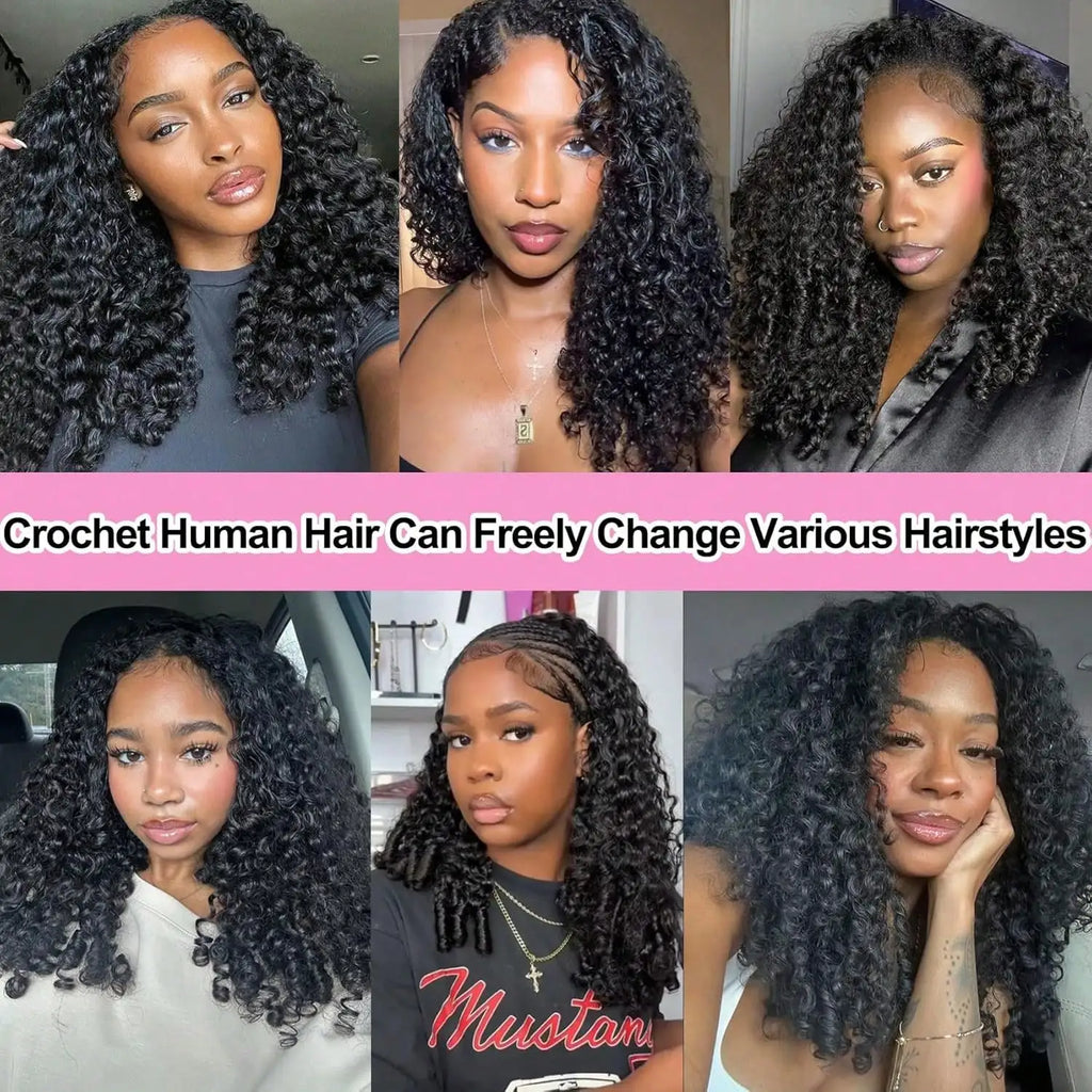 Extensions Crochet Curly Burmese Remy Hair Noir Naturel – CLEVI Paris