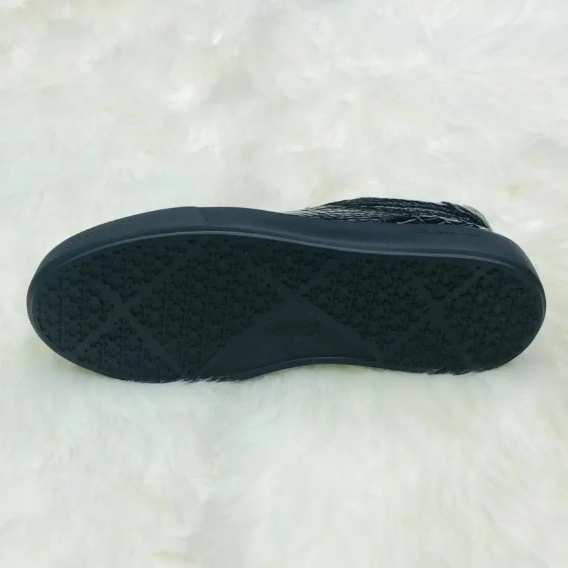 Sneakers basses homme noires à lacets – CLEVI Paris