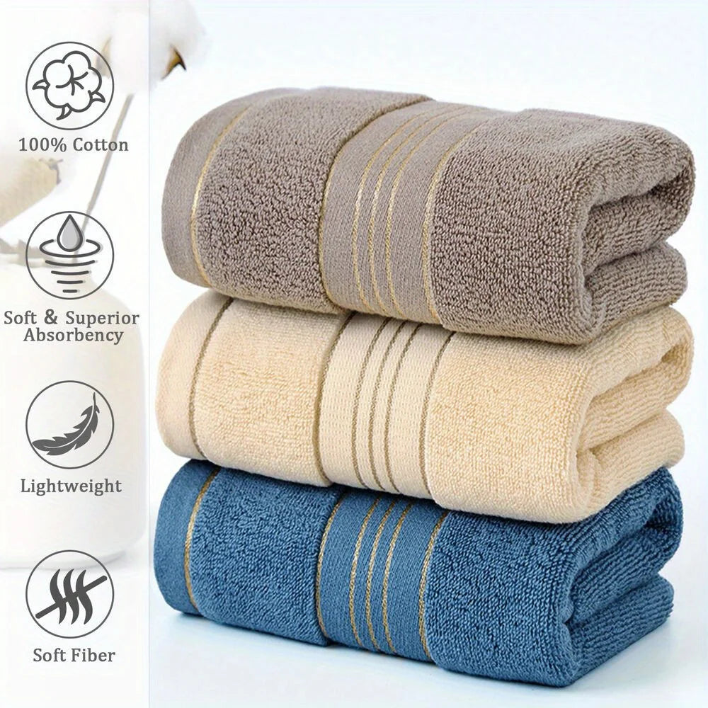 Serviette de bain 100 % coton douce et absorbante – CLEVI Paris