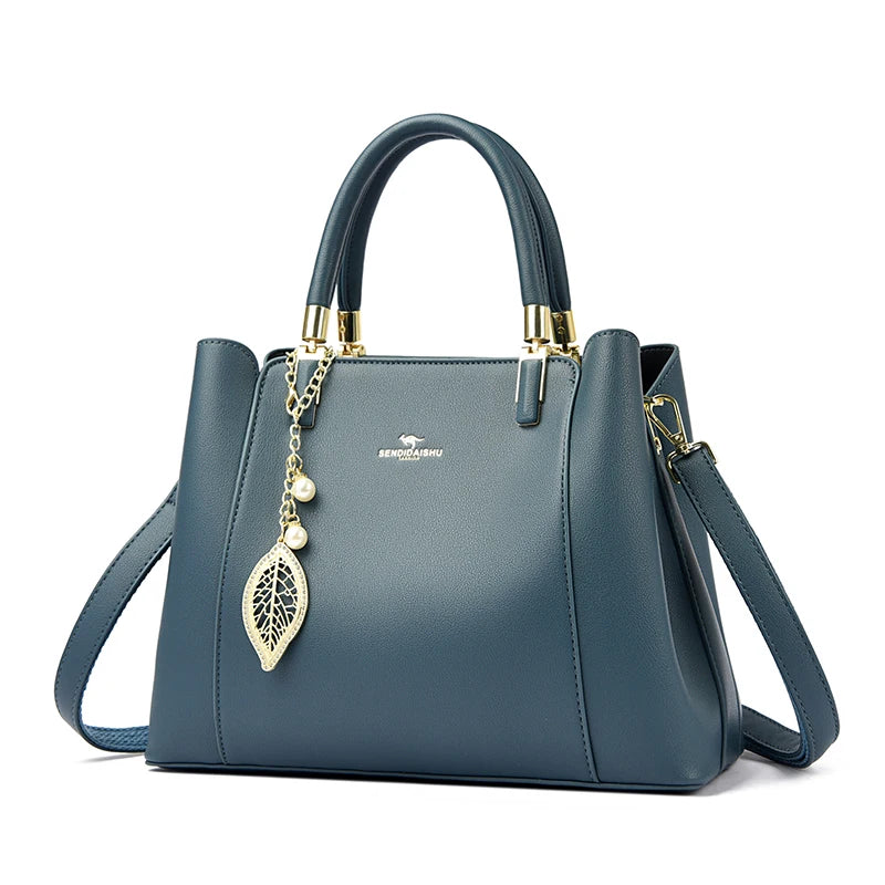 Sac Fourre-Tout Femme Cuir Microfibre 3 Compartiments 29x22cm – CLEVI Paris