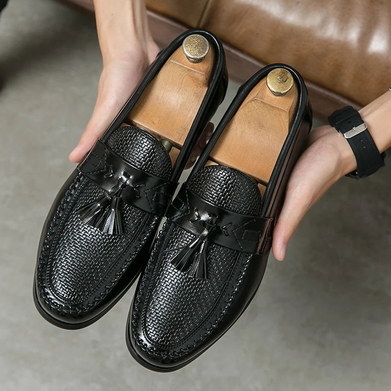 Mocassins Brogues PU Homme Bout Pointu Business & Mariage – CLEVI Paris
