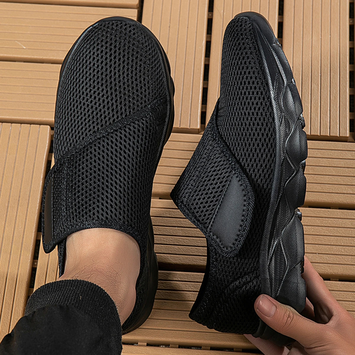 Chaussures femme en maille ajustables – CLEVI Paris