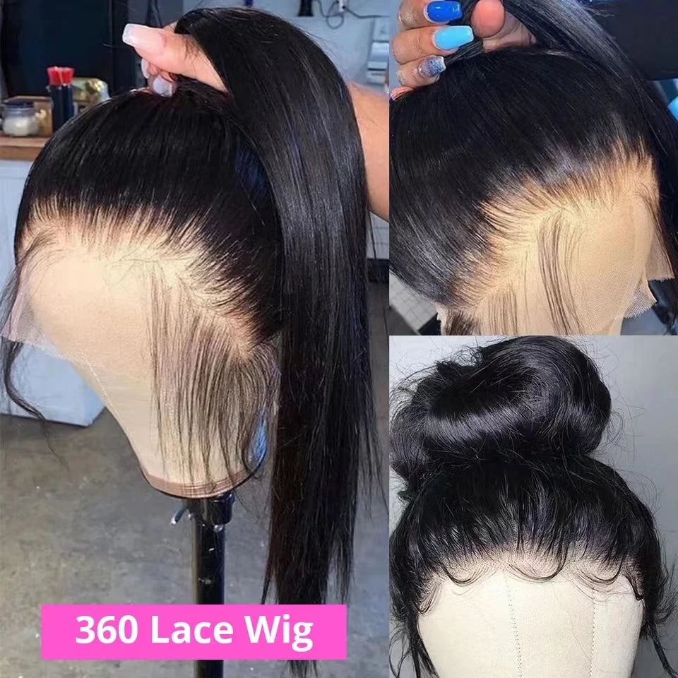 Perruque HD Lace Frontal 13x4 13x6 360 Cheveux Humains – CLEVI Paris