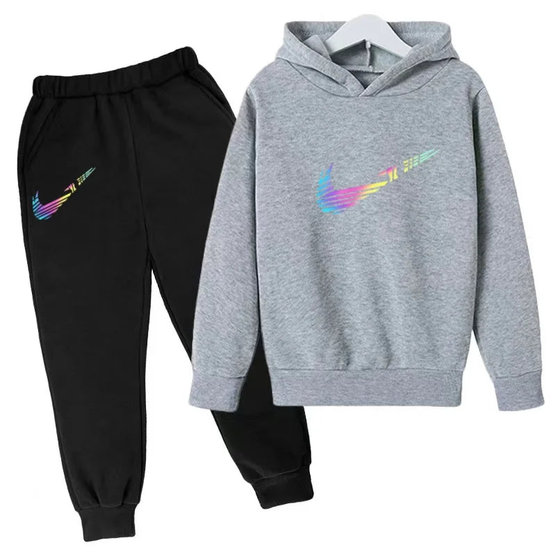 Ensemble enfant sweat à capuche et pantalon – CLEVI Paris