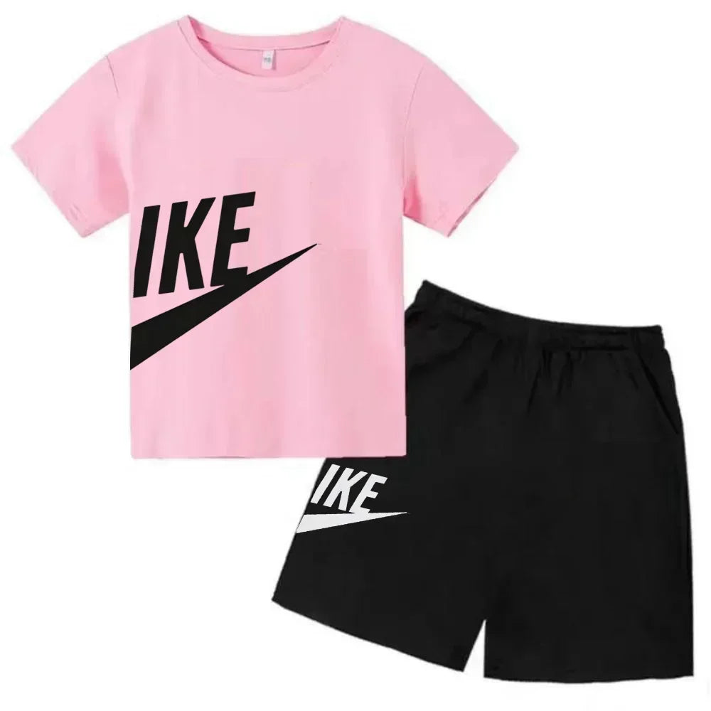 Ensemble enfant T-shirt et short en coton – CLEVI Paris