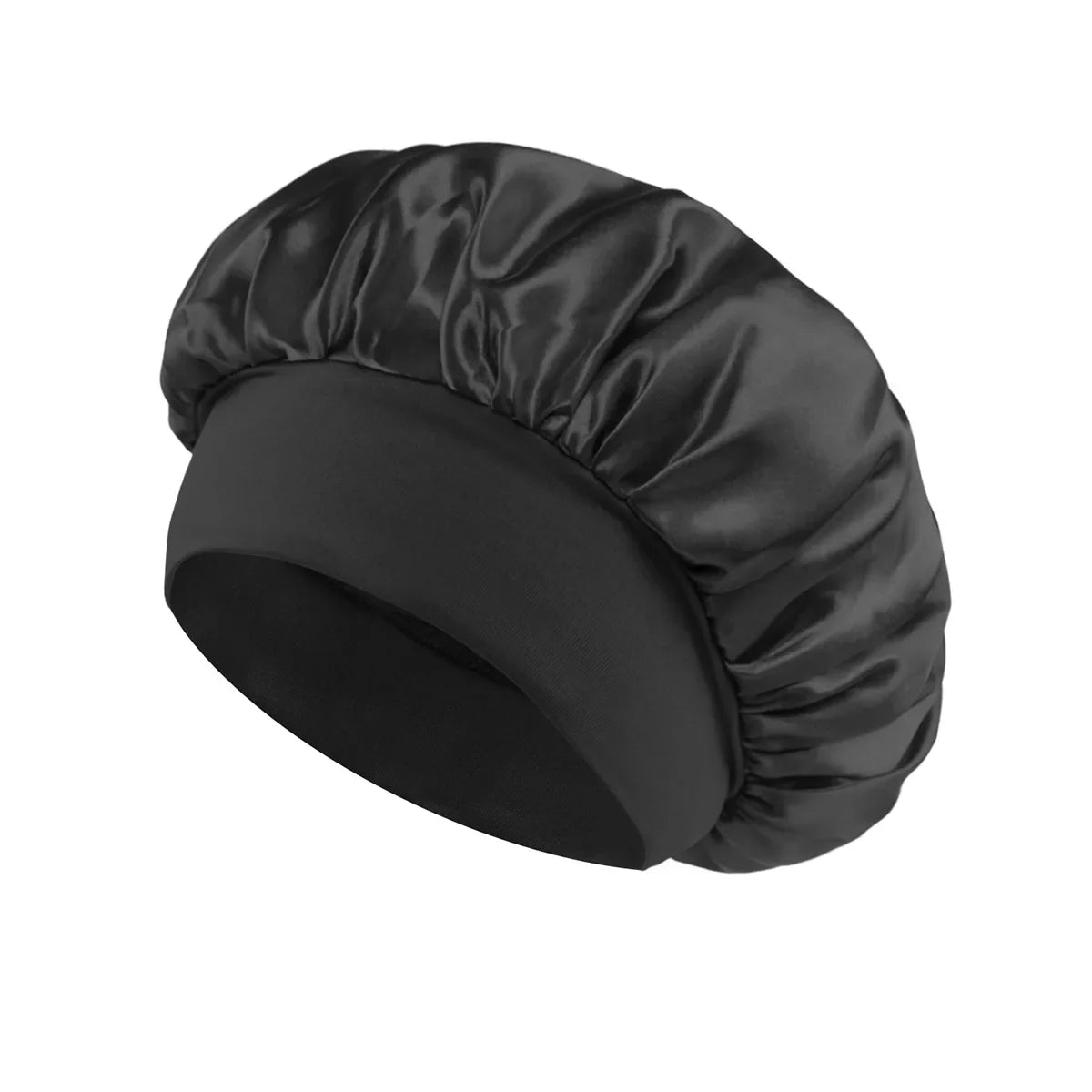 Bonnet de nuit femme en satin de polyester – CLEVI Paris