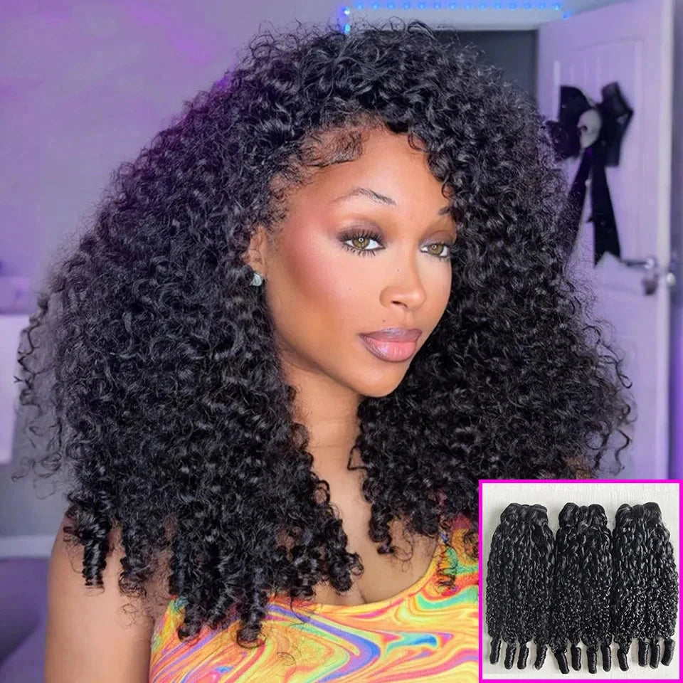 Burmese Curly Bundles Extensions Cheveux Humains Remy Hair – CLEVI Paris