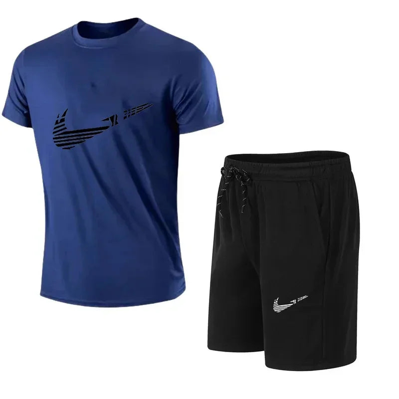 Ensemble homme T-shirt et short imprimé – CLEVI Paris