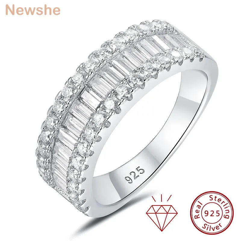 Alliance Femme Moissanite D VVS1 GRA Serti Griffe Argent 925 – CLEVI Paris